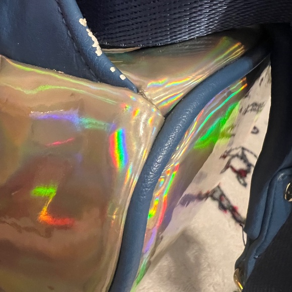 Loungefly Disney World Parks Gold Iridescent Mini Backpack 50th main image 6